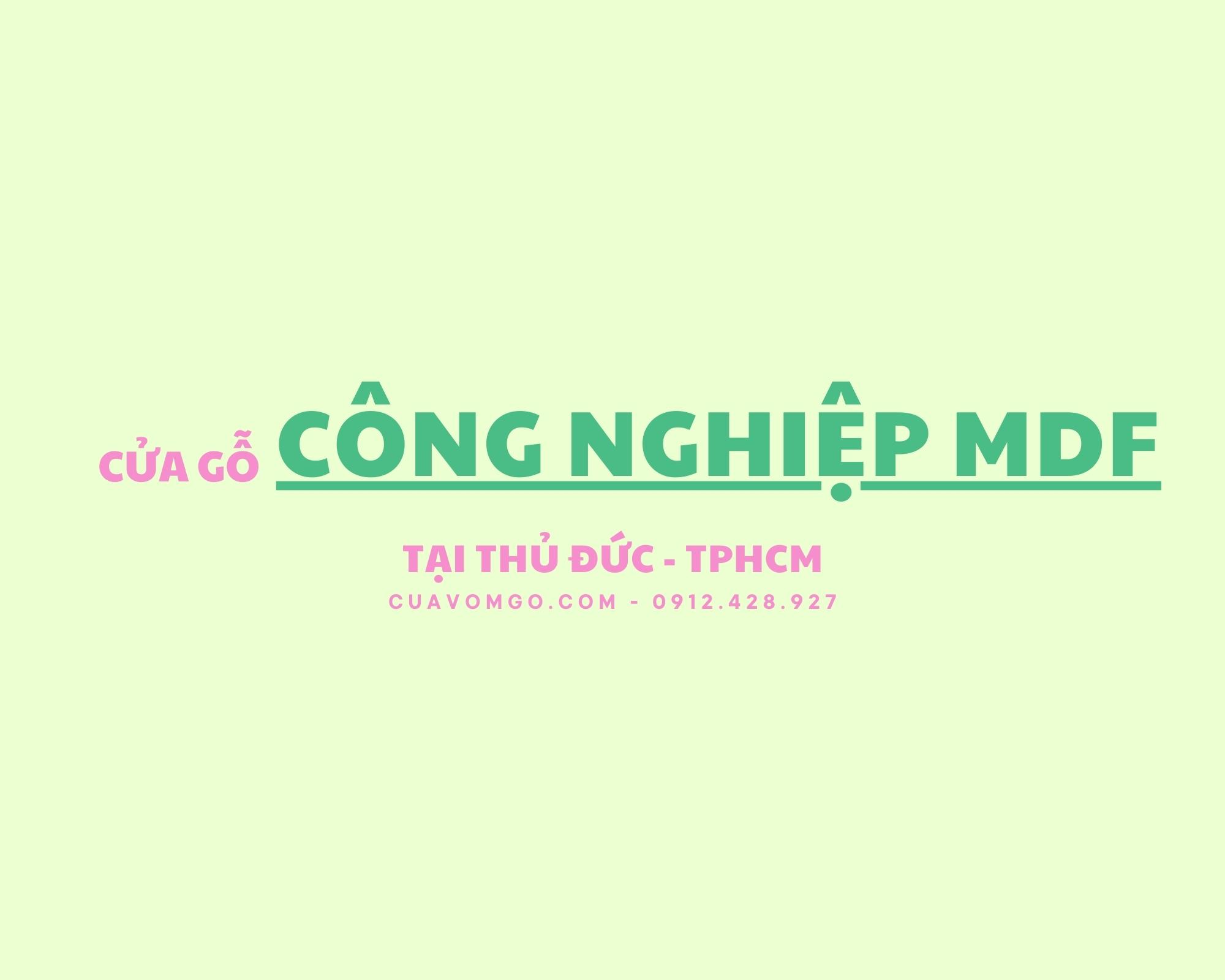 Cửa gỗ MDF tại Thủ Đức  Cửa gỗ công nghiệp