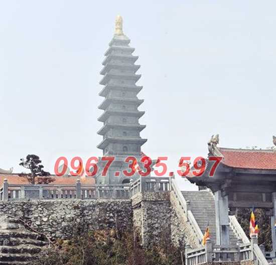 Tháo mộ đá - Mẫu mộ tháp lục giác để tro cốt bằng đá đẹp bán Đắk lắk
