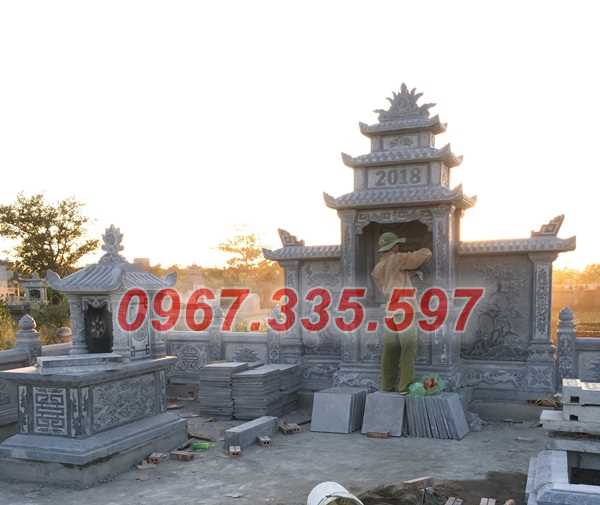 Tháp mộ đá - Mẫu mộ tháp đá lục giác để tro cốt bán Kiên Giang