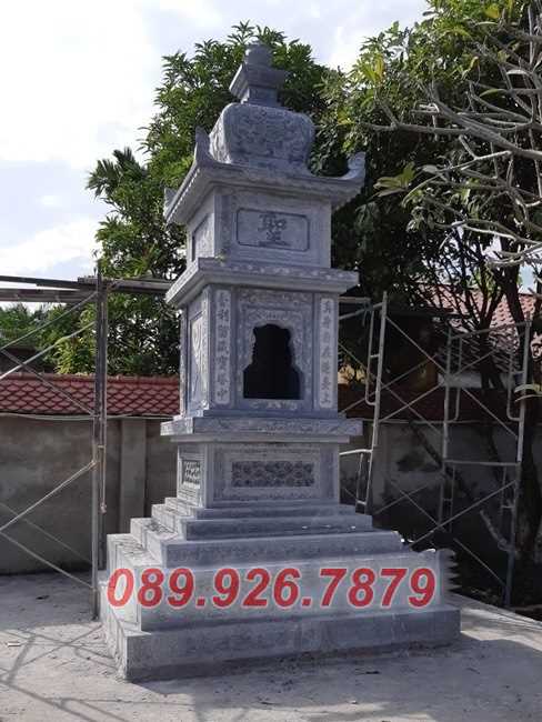 Lăng mộ tháp đá - Mẫu lăng mộ tháp sư trụ trì để tro cốt bán An Giang