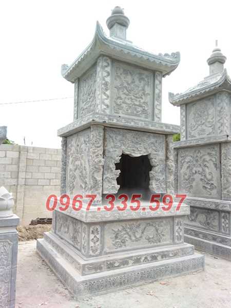 Lăng mộ đá - Mẫu lăng mộ tháp phật giáo để tro cốt bán Cần Thơ
