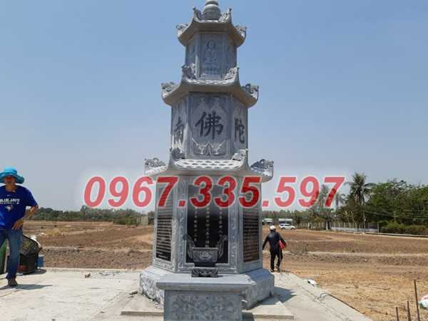 Lăng mộ đá - Mẫu lăng mộ tháp phật giáo để tro cốt bán Cần Thơ