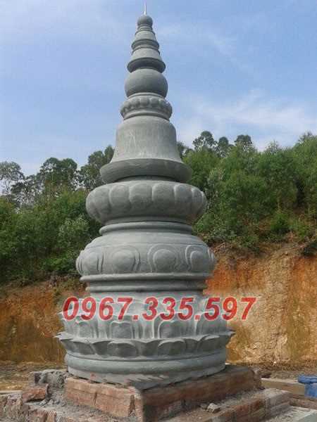 Lăng mộ tháp đá - mẫu lăng mộ tháp phật giáo để tro cốt bán Vĩnh Long