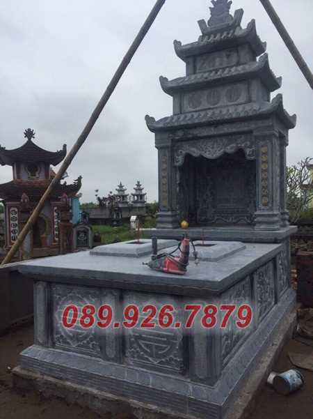 Mộ đá đôi - Mãu mộ đôi ông bà cha mẹ bằng đá đẹp bán Hậu Giang