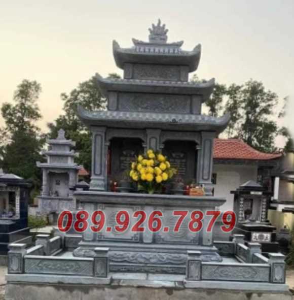 Mẫu mộ đôi chôn tro cốt ông bà, cha mẹ bán Cần Thơ - Bán mộ đá sẵn