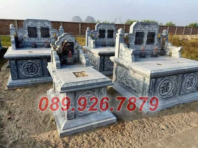 Mẫu mộ đôi chôn tro cốt ông bà, cha mẹ bán Cần Thơ - Bán mộ đá sẵn