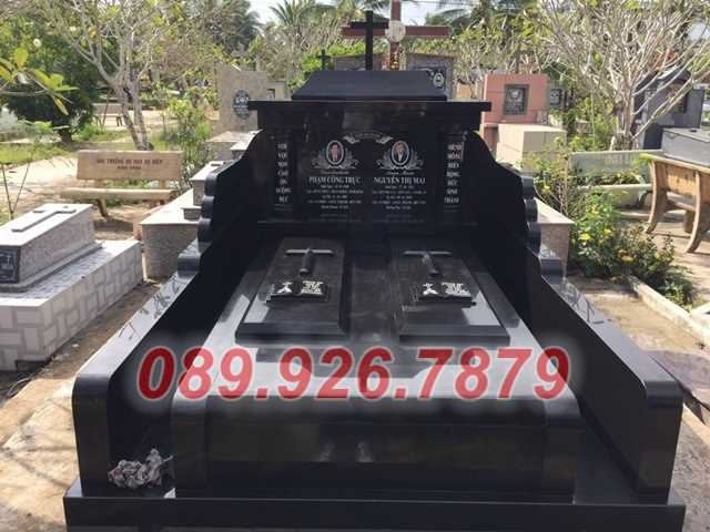 Cơ sở bán mộ đá đôi đẹp UY TÍN Bình Dương - Thi công mộ đá nhanh rẻ