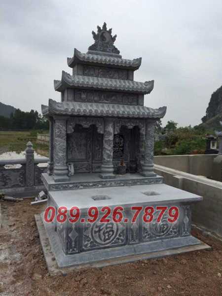 Mẫu mộ đôi bằng đá xanh , đá tự nhiên đẹp bán Đắk Nông