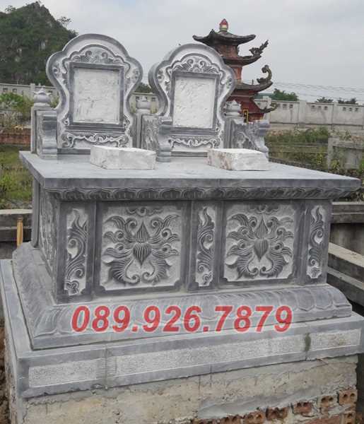 Địa chỉ bán mộ đá đôi sẵn đẹp giá rẻ bán Gia Lai - Thi công nhanh