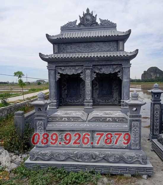 Địa chỉ bán mộ đá đôi sẵn đẹp giá rẻ bán Gia Lai - Thi công nhanh