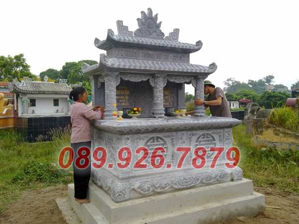 Mẫu mộ đá đôi để tro cốt ông bà, cha mẹ đẹp bán Đắk Lawsk - Tư vấn