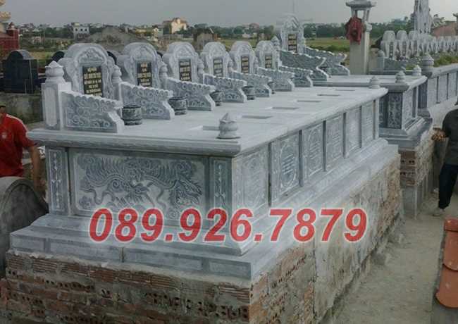 Mẫu mộ đá đôi để tro cốt ông bà, cha mẹ đẹp bán Đắk Lawsk - Tư vấn