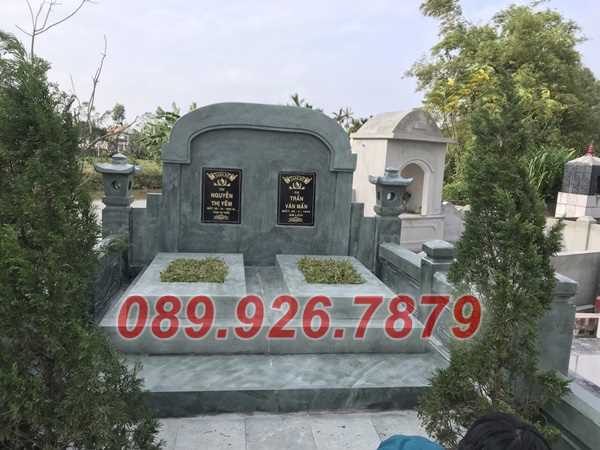 Mẫu mộ đá đôi để tro cốt ông bà, cha mẹ đẹp bán Đắk Lawsk - Tư vấn