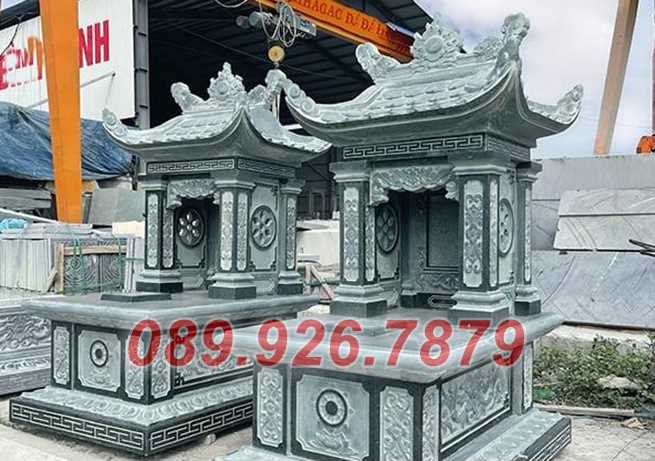 Kon tum bán mộ đá đôi giá rẻ - Mẫu mộ đá đôi côn cất tro cốt