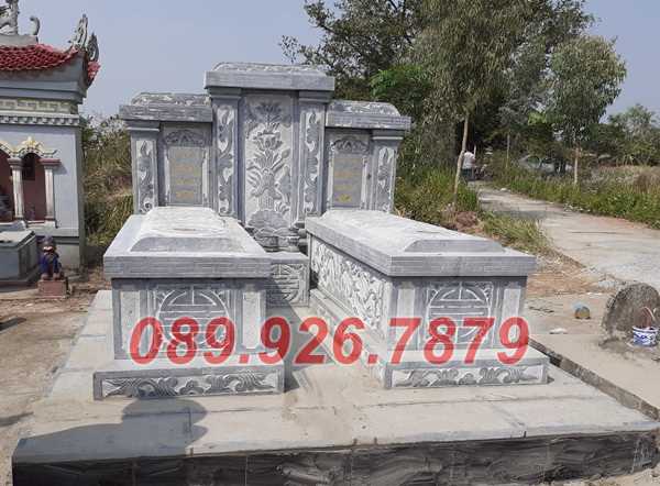 Kon tum bán mộ đá đôi giá rẻ - Mẫu mộ đá đôi côn cất tro cốt