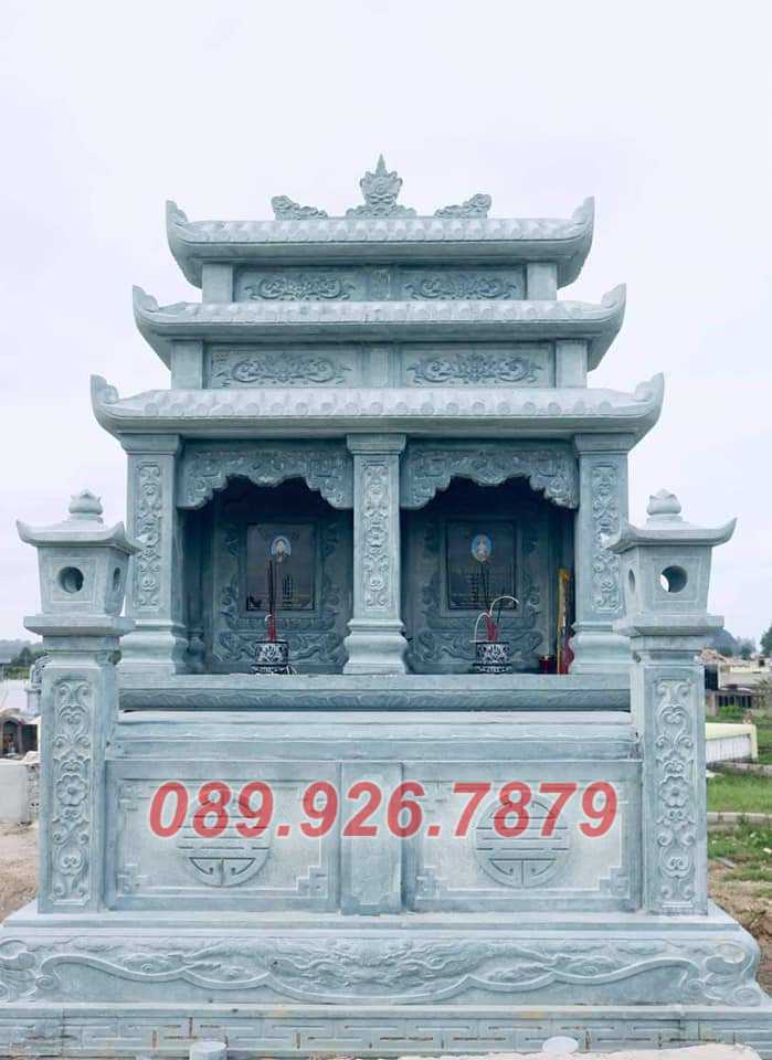 Kon tum bán mộ đá đôi giá rẻ - Mẫu mộ đá đôi côn cất tro cốt