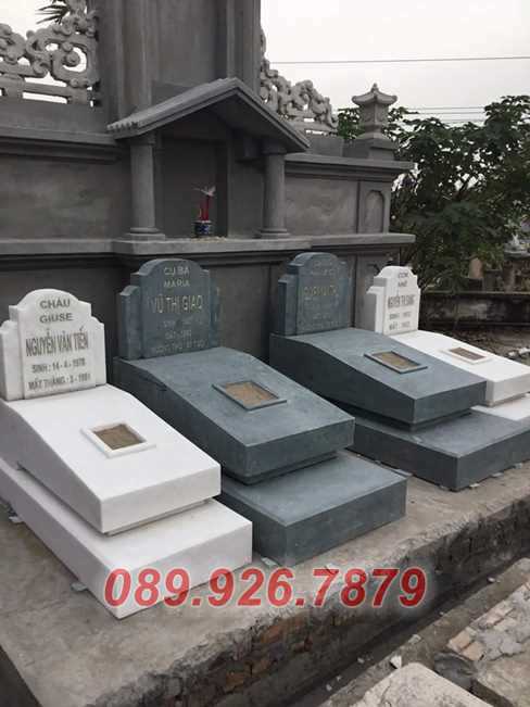 Bình Thuận bán sẵn mộ đá đôi đẹp - Mẫu mộ đá đôi chôn tro cốt cha mẹ