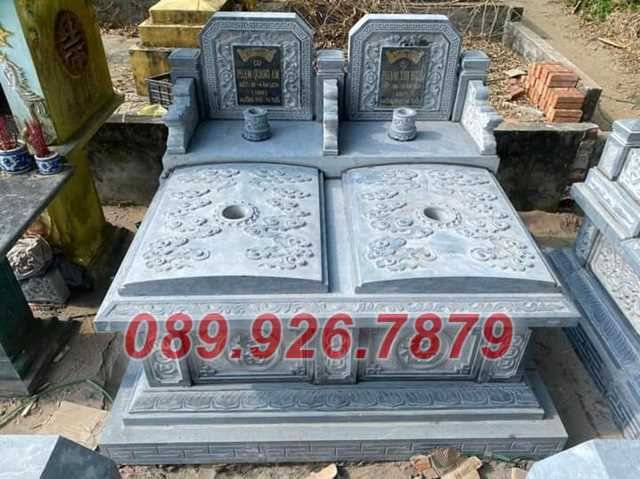 Mẫu mộ đá đôi đẹp nhất bán Ninh Thuận - Cơ sở uy tín bán mộ đá