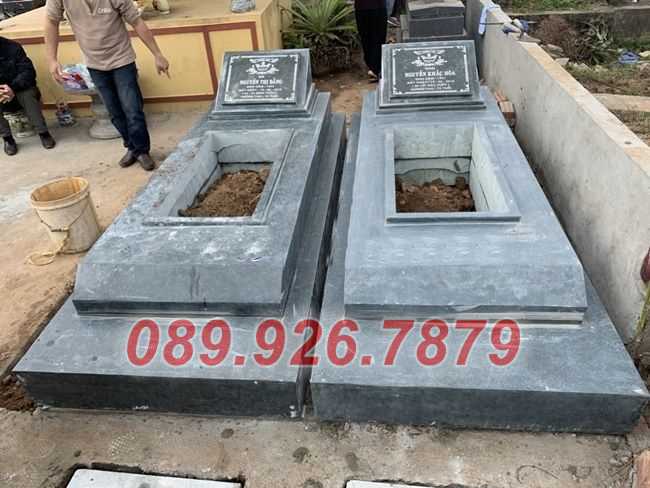 Mộ đôi đá- Mẫu mộ đá đôi để tro cốt đẹp bán Khánh Hòa - Địa chỉ bán