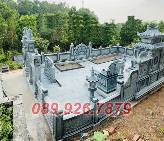 Khu lăng mộ đá xanh - Những mẫu khuôn viên lăng mộ đá bán Ninh Thuận
