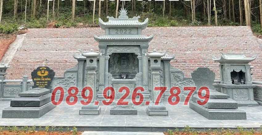 Hình ảnh khu nghĩa trang bằng đá đẹp bán Quảng Ngãi - Lăng mộ gia tộc