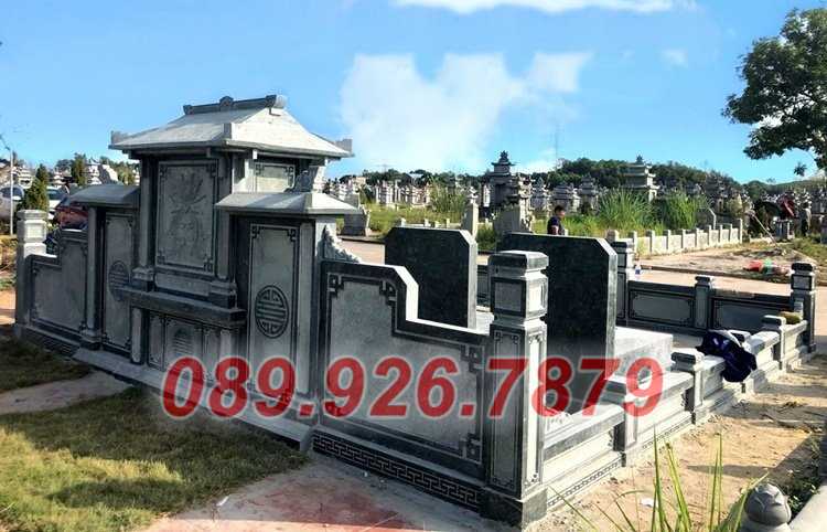 Hình ảnh khu nghĩa trang bằng đá đẹp bán Quảng Ngãi - Lăng mộ gia tộc