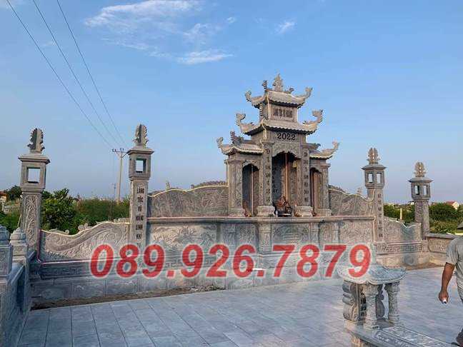 Hình ảnh khu nghĩa trang bằng đá đẹp bán Quảng Ngãi - Lăng mộ gia tộc