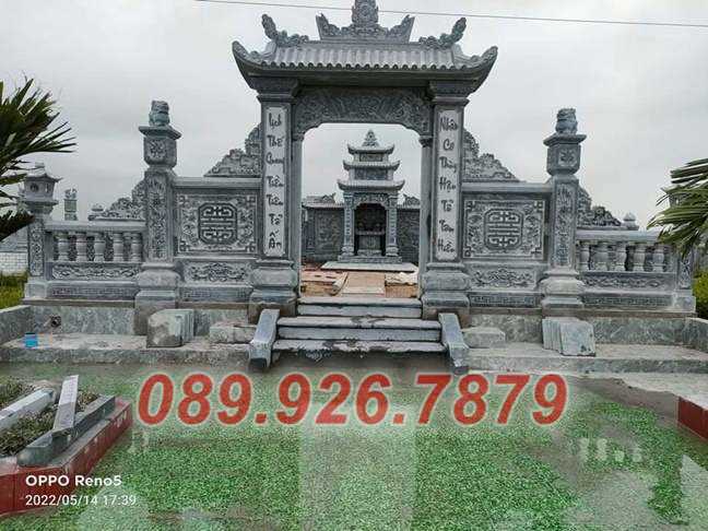 Hình ảnh khu nghĩa trang bằng đá đẹp bán Quảng Ngãi - Lăng mộ gia tộc