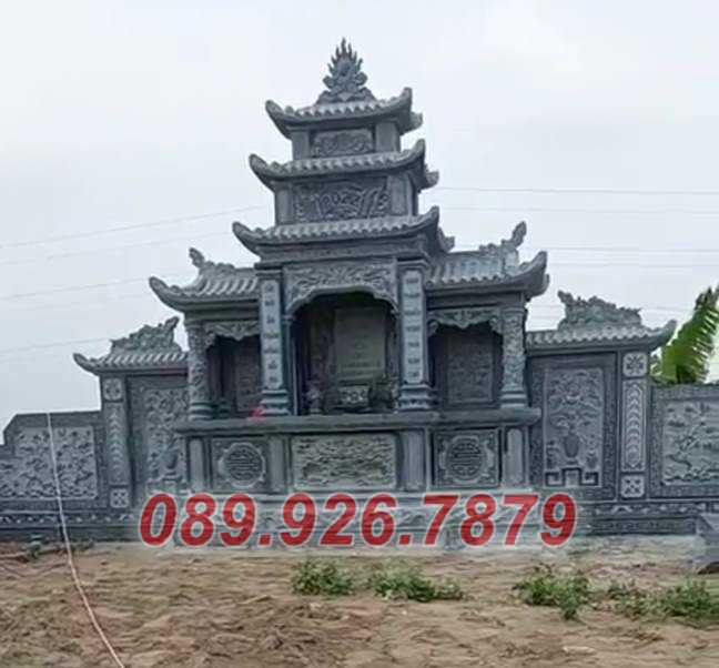 Hình ảnh khu nghĩa trang bằng đá đẹp bán Quảng Ngãi - Lăng mộ gia tộc