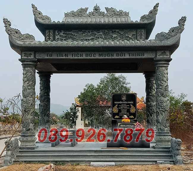 Hình ảnh khu nghĩa trang bằng đá đẹp bán Quảng Ngãi - Lăng mộ gia tộc