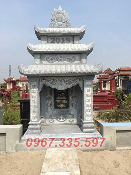Lăng thờ đá - Mẫu lăng thờ dòng họ bằng đá bán Long An - Kỷ đài thờ