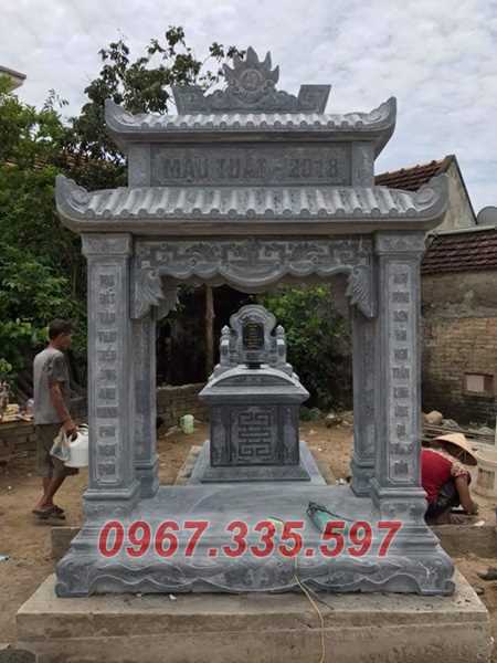 Lăng thờ đá - Mẫu lăng thờ dòng họ bằng đá bán Long An - Kỷ đài thờ