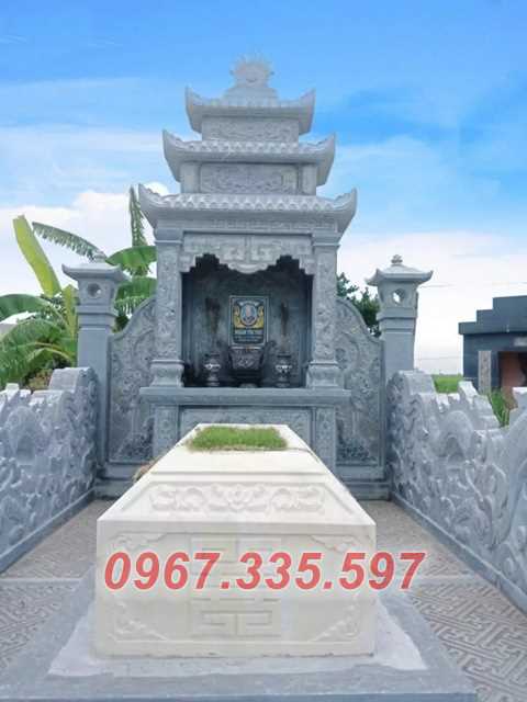 Lăng thờ đá - Mẫu lăng thờ dòng họ bằng đá bán Long An - Kỷ đài thờ