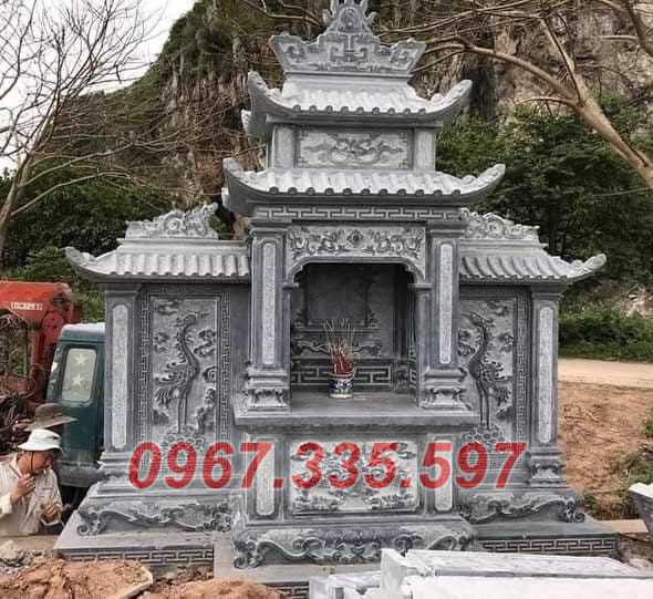 Lăng thờ đá - Mẫu lăng thờ đá 2 cánh loại nhỏ ông bà bán Cà Mau