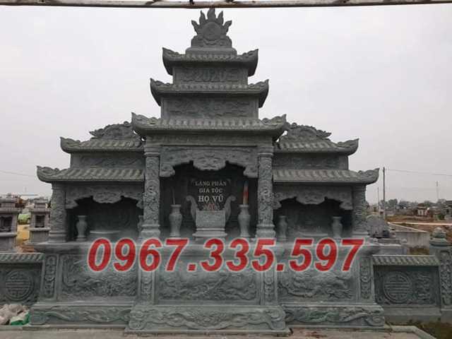 Lăng thờ đá - Mẫu lăng thờ dòng họ bằng đá bán Hậu Giang - kỷ đài thờ