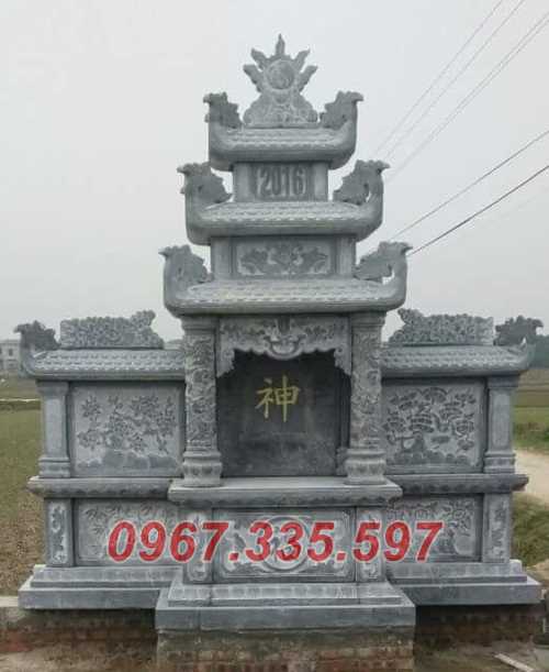 Kiểu lăng thờ bằng đá mỹ nghệ giá rẻ có mái che đẹp bán An Giang