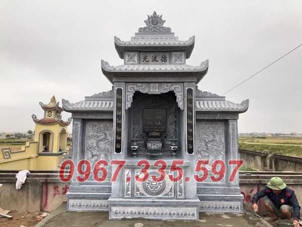 Kiểu lăng thờ bằng đá mỹ nghệ giá rẻ có mái che đẹp bán An Giang