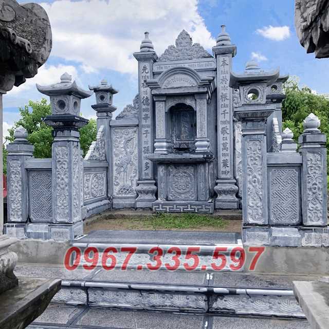 Lăng thờ 2 mái - Mẫu lăng thờ 2 mái 3 mái bằng đá đẹp bán Bến Tre