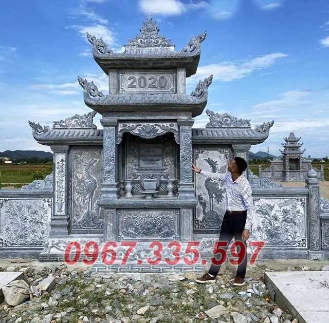 Lăng thờ 2 mái - Mẫu lăng thờ 2 mái 3 mái bằng đá đẹp bán Bến Tre
