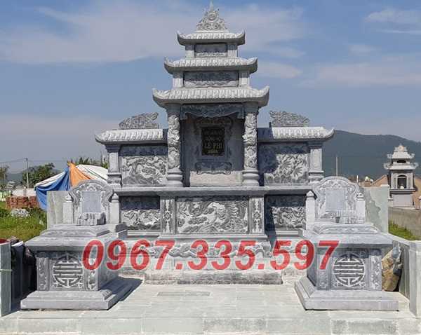 Lăng thờ 2 mái - Mẫu lăng thờ 2 mái 3 mái bằng đá đẹp bán Bến Tre