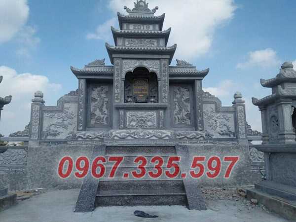 Lăng thờ 2 mái - Mẫu lăng thờ 2 mái 3 mái bằng đá đẹp bán Bến Tre