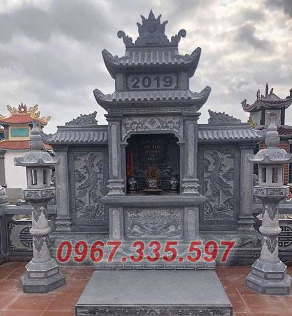 Lăng thờ 2 mái - Mẫu lăng thờ 2 mái 3 mái bằng đá đẹp bán Bến Tre