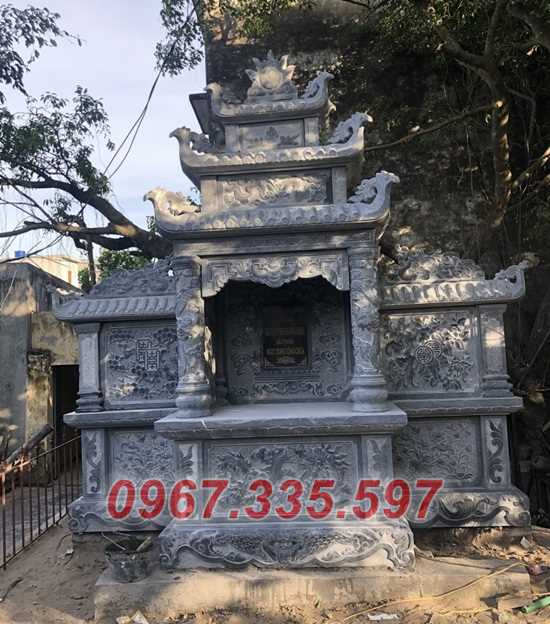Lăng thờ 2 mái - Mẫu lăng thờ 2 mái 3 mái bằng đá đẹp bán Bến Tre