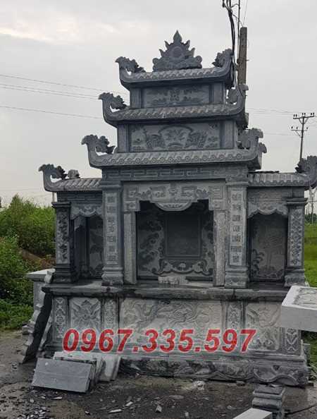 Mẫu lăng thờ đá đẹp để thờ tro hài cốt ông bà cha mẹ bán Tây Ninh