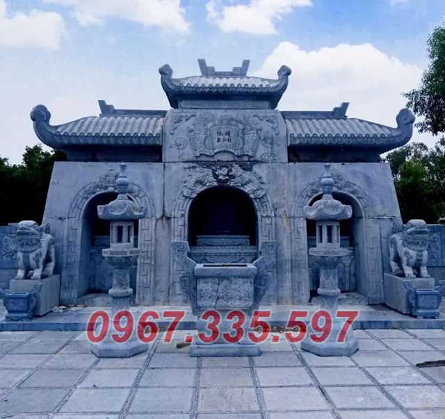 Mẫu lăng thờ đá đẹp để thờ tro hài cốt ông bà cha mẹ bán Tây Ninh