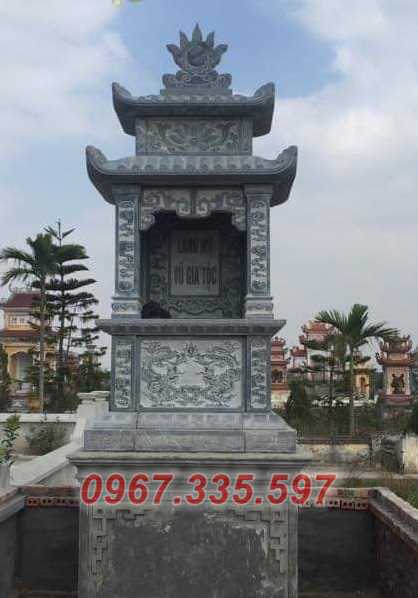 Mẫu lăng thờ đá đẹp để thờ tro hài cốt ông bà cha mẹ bán Tây Ninh