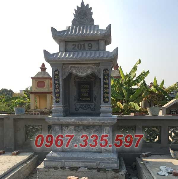 Mẫu lăng thờ đá đẹp để thờ tro hài cốt ông bà cha mẹ bán Tây Ninh