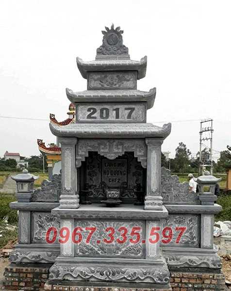 Mẫu lăng thờ đá đẹp để thờ tro hài cốt ông bà cha mẹ bán Tây Ninh