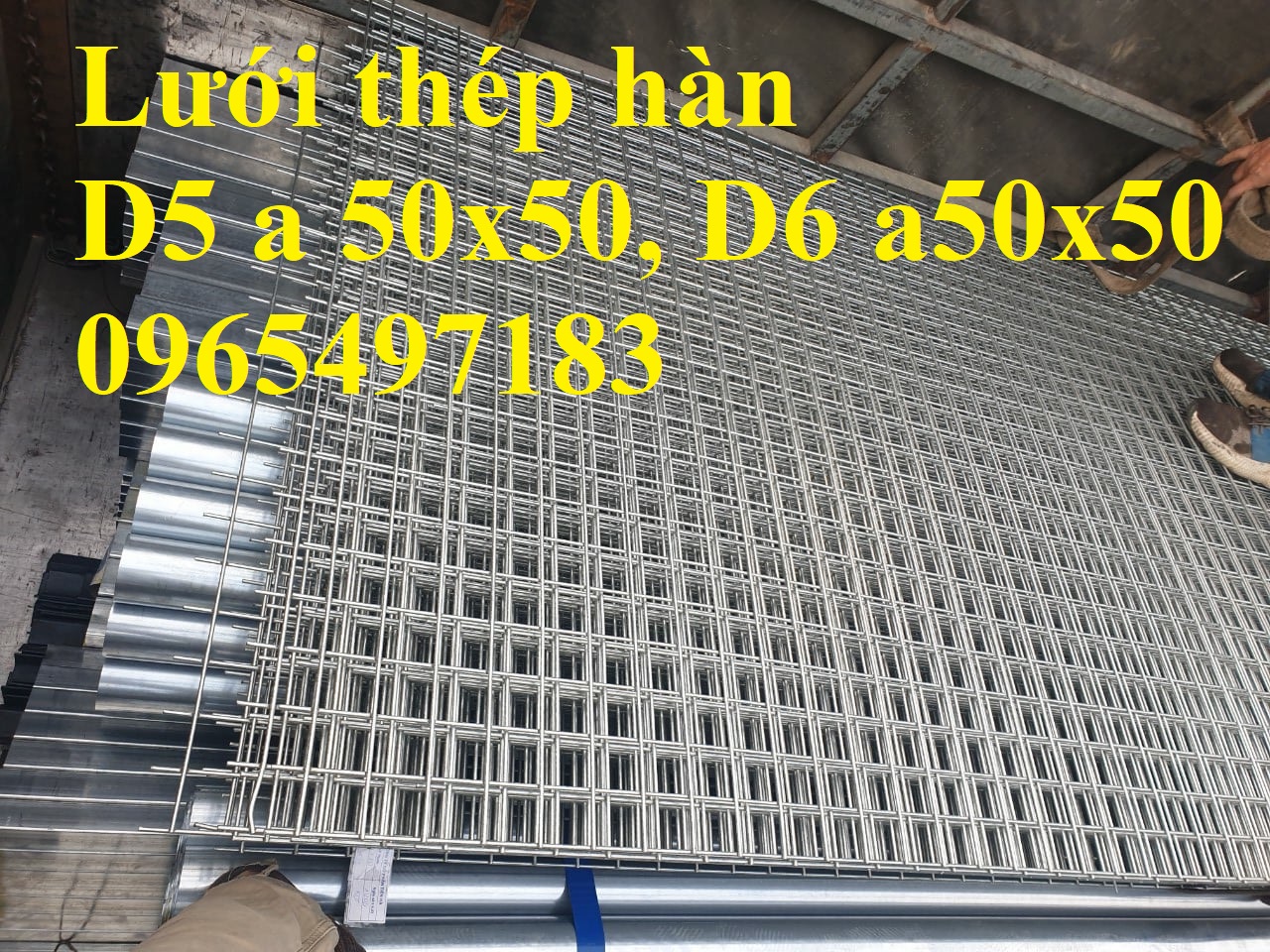Lưới thép hàn D5 a50x50, lưới thép hàn phi D6 a 50x50