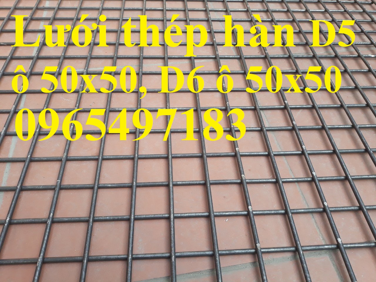 Lưới thép hàn D5 a50x50, lưới thép hàn phi D6 a 50x50
